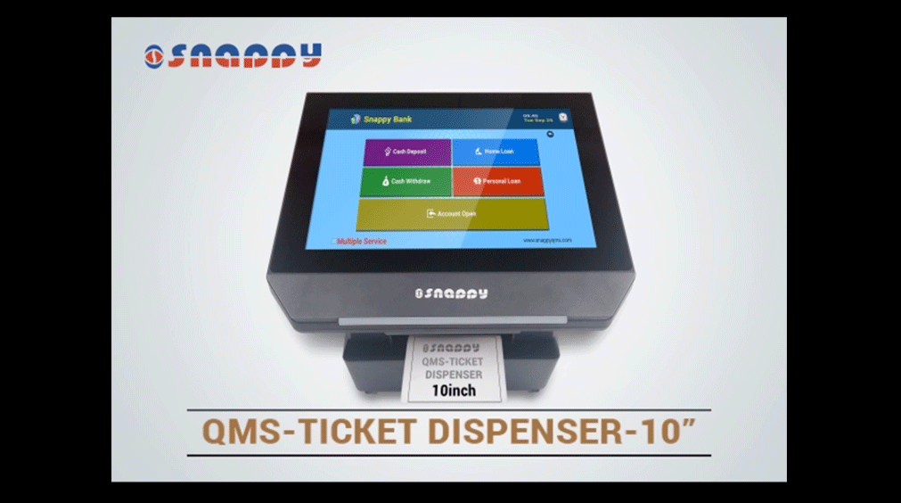 QMS Ticket Dispenser - Size 10 inch